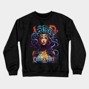 cyberpunk medusa Crewneck Sweatshirt